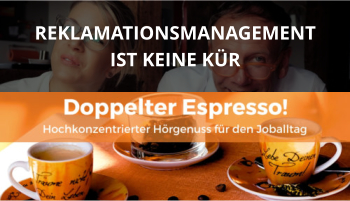 doppelter espresso podcast cover reklamationsmanagement